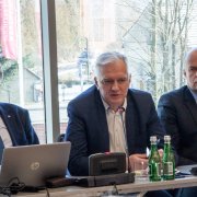 From left: Prof. Janusz Janeczek, chairman of the NCN Council, Deputy Prime Minister Jarosław Gowin and Prof. Zbigniew Błocki, director of the NCN. Photo was made during the meeting of the Council 18th January 2018 r., photo by Magdalena Duer-Wójcik/NCN